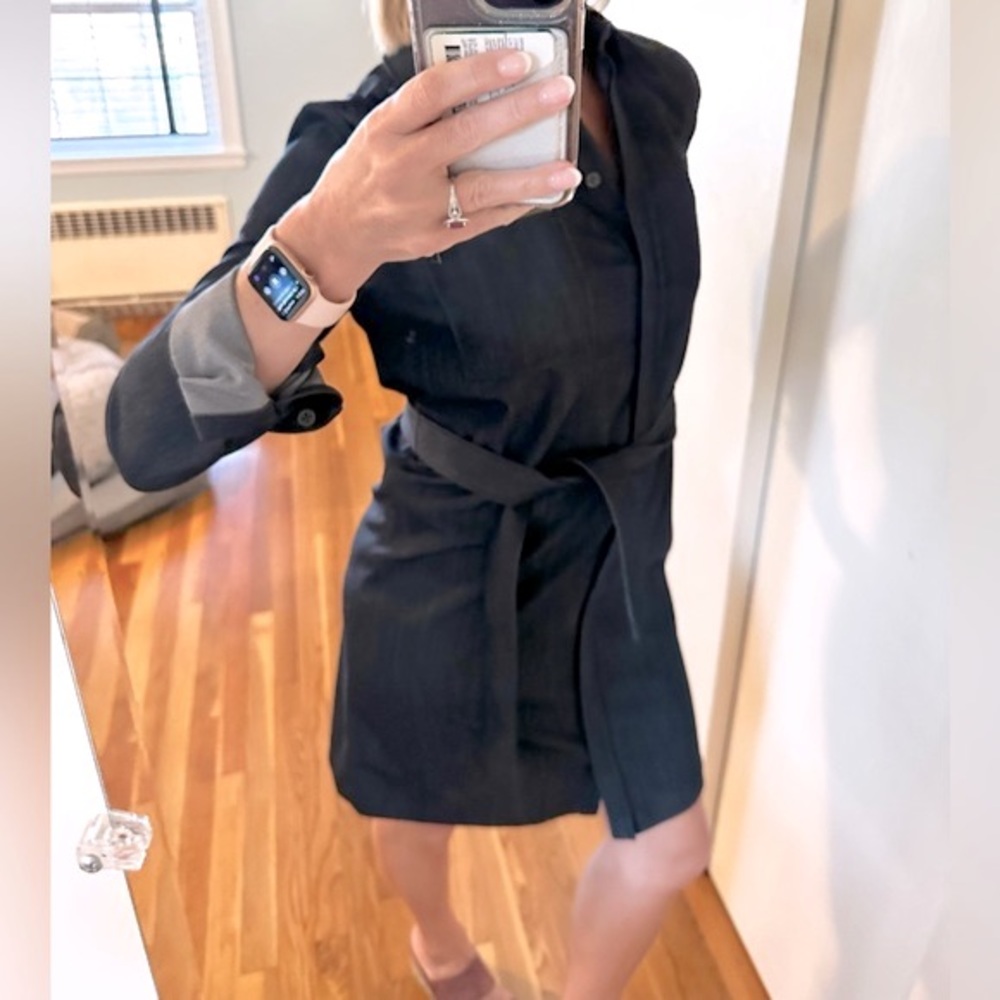 Tahari Dark wash Denim Dress - Picture 6 of 13